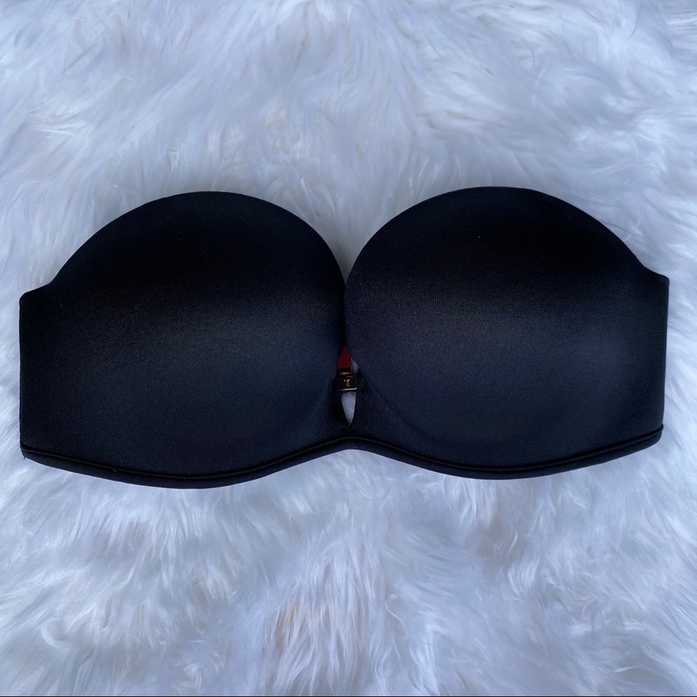 ❌SOLD❌Strapless black Victoria’s Secret bombshell